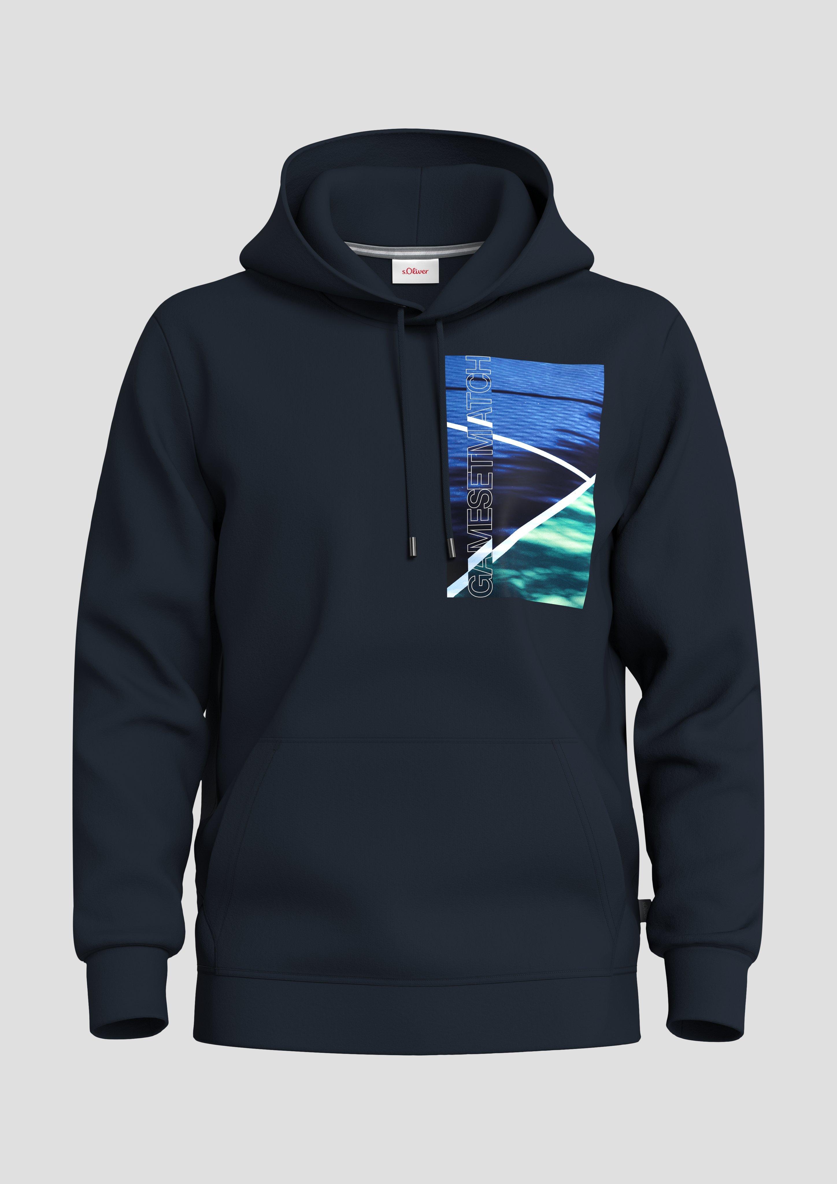 Kapuzensweater mit Labelprint  2141488-59D3