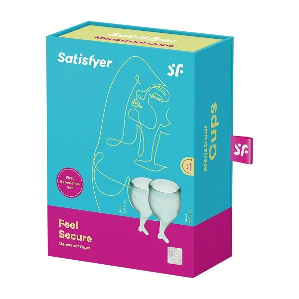 Satisfyer Feel Secure Menstruationskop Mørkegrøn