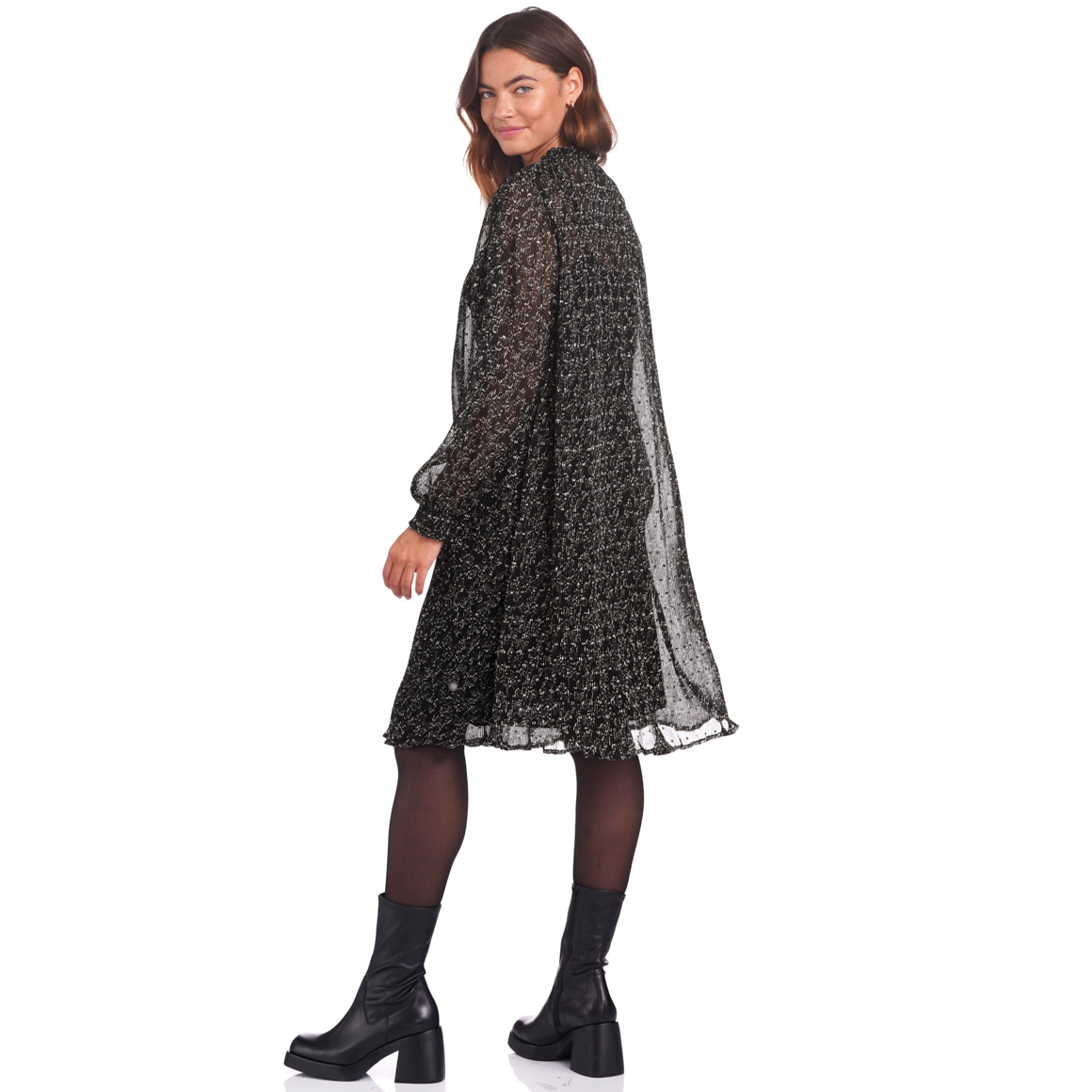 Damen Kleid mit Blumen allover