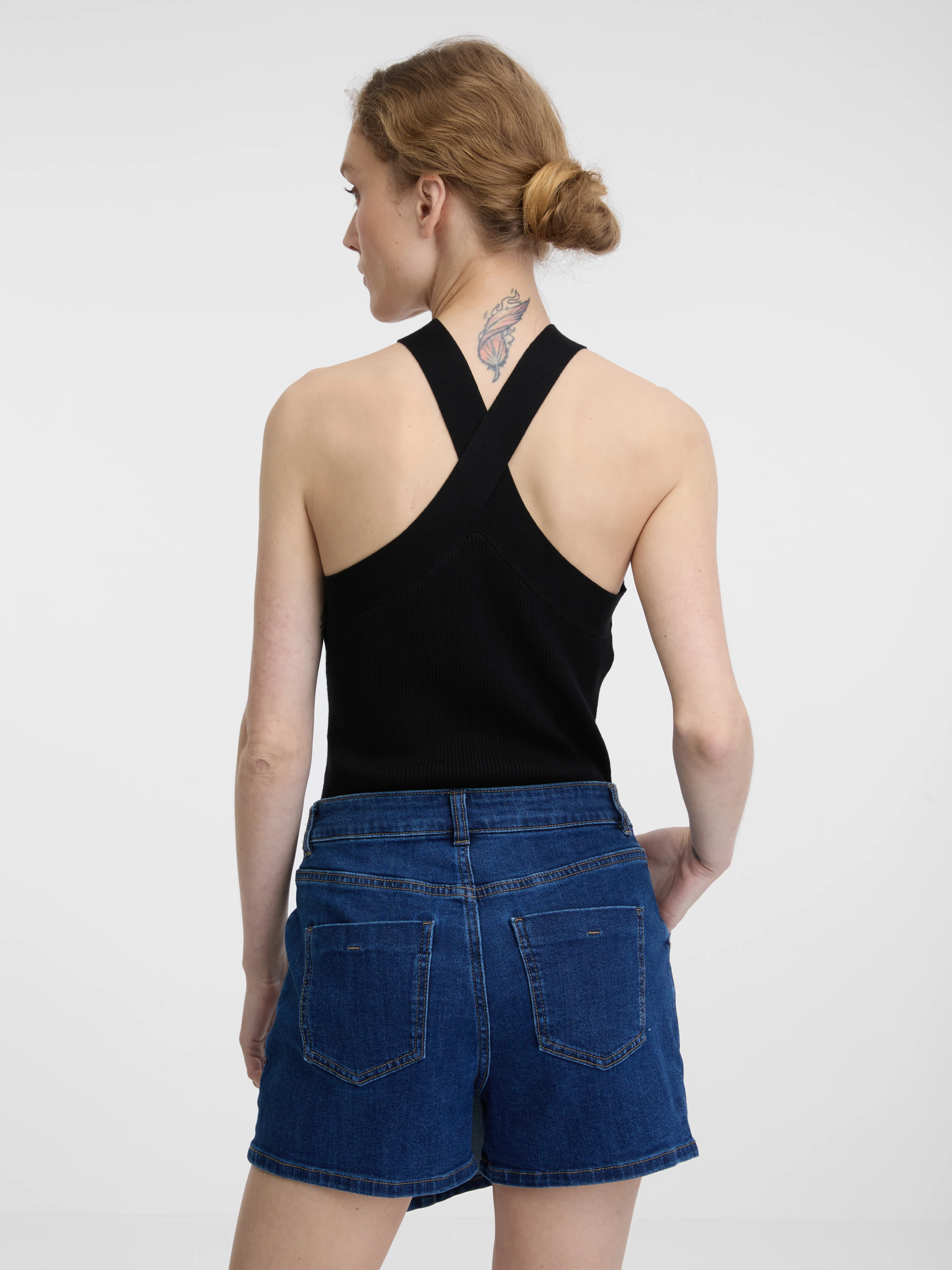 Schwarzes Damen-Tank-Top ORSAY