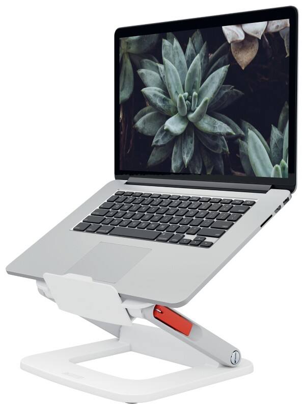 Leitz Ergo Ergonomischer Höhenverstellbarer Multi-Winkel Laptopständer 6424 Tragbar Bis zu 15