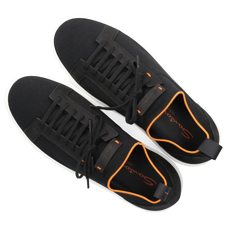 Santoni - Sneaker low Slip-ons MBCC21 Textil - schwarz