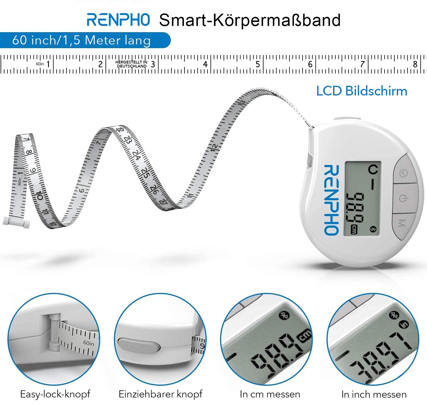 Smart Körperumfangmaßband