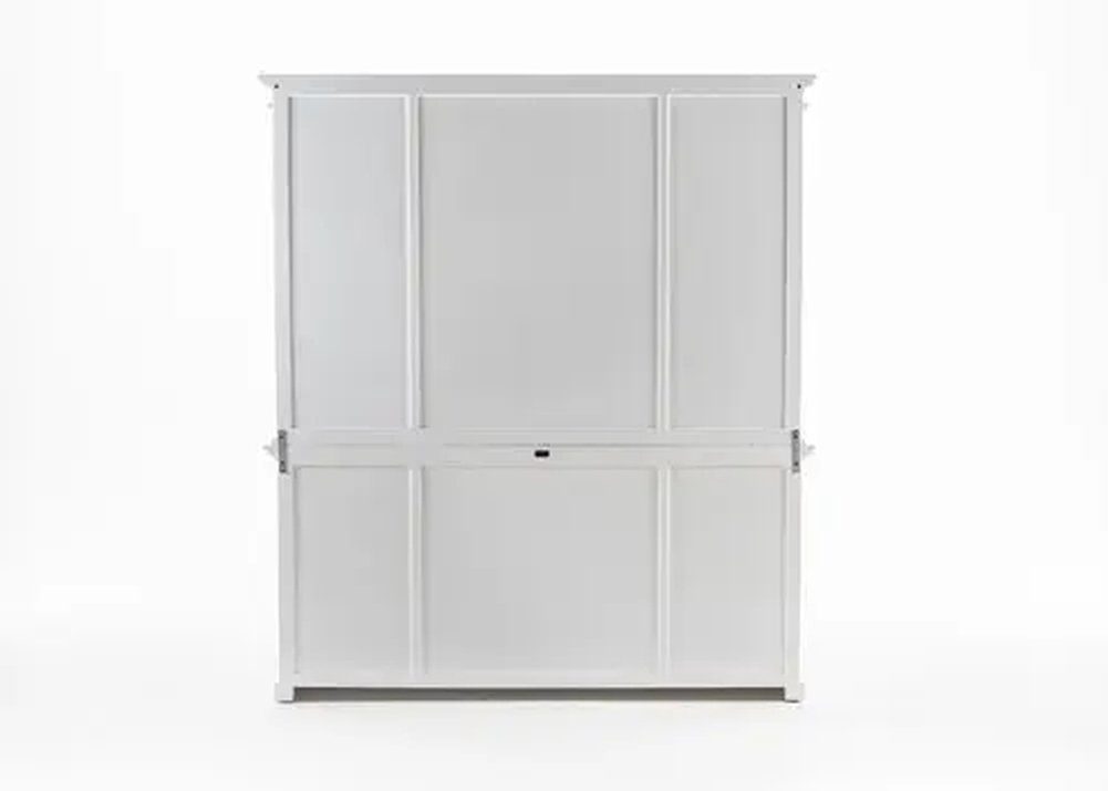 Novasolo Küchenbuffet Halifax Bücherschrank mit 4 Glastüren