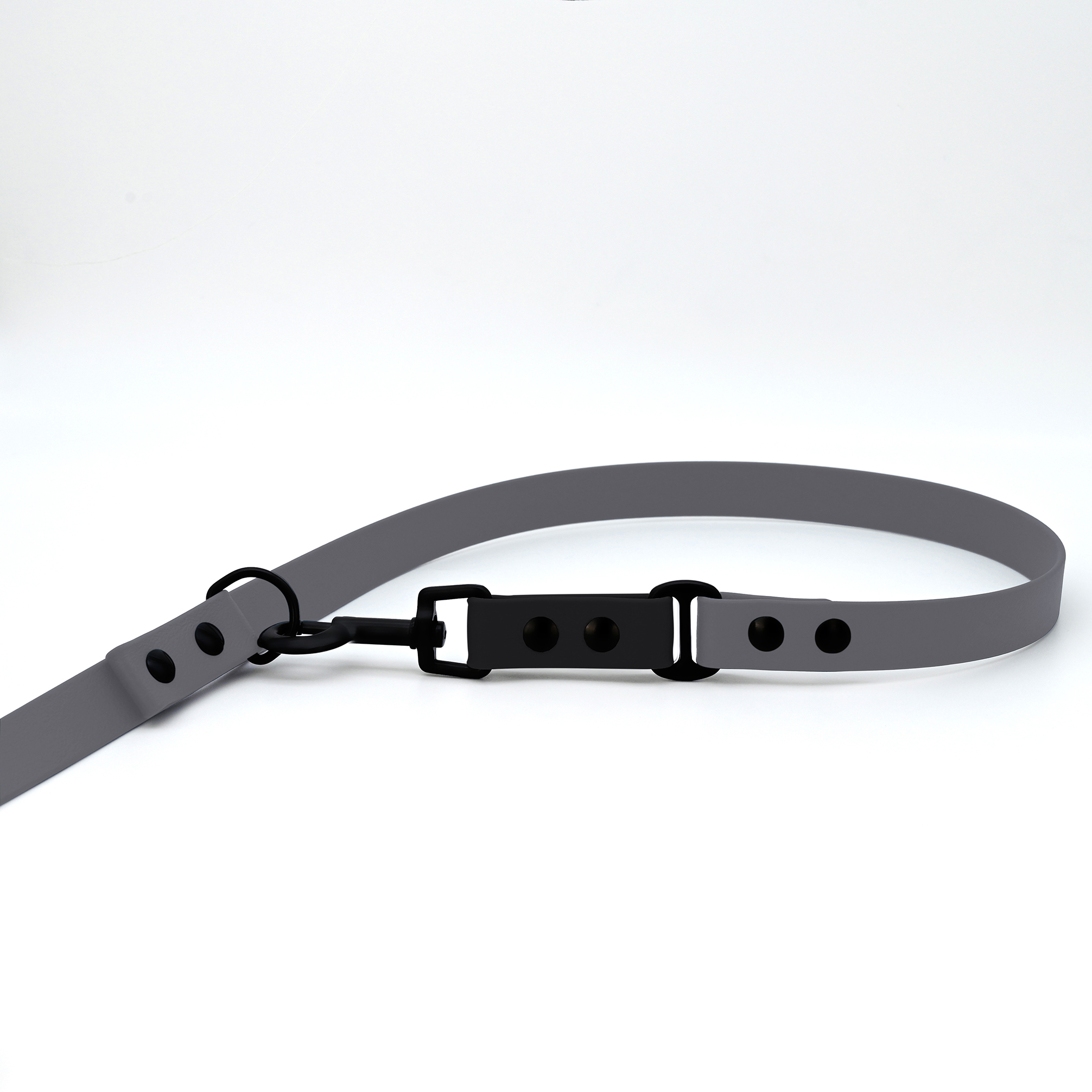 THE DOG IDEA Hundeleinen THE DOG IDEA Biothane Hundeleine Grau schwarz