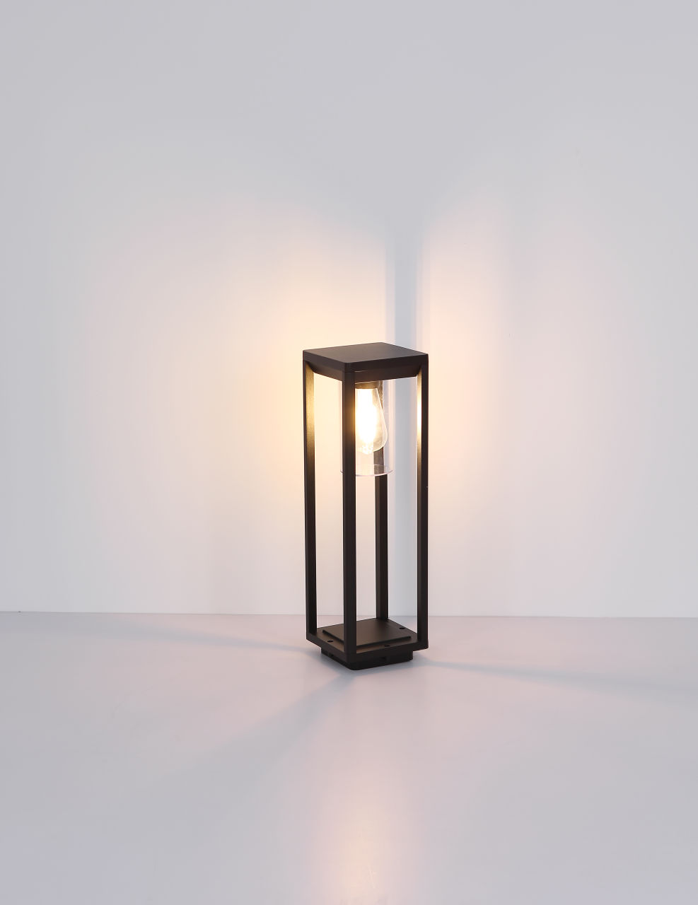 Globo Lighting - CANDELA - Außenleuchte Aluminium Druckguss schwarz matt, 1x E27 LED