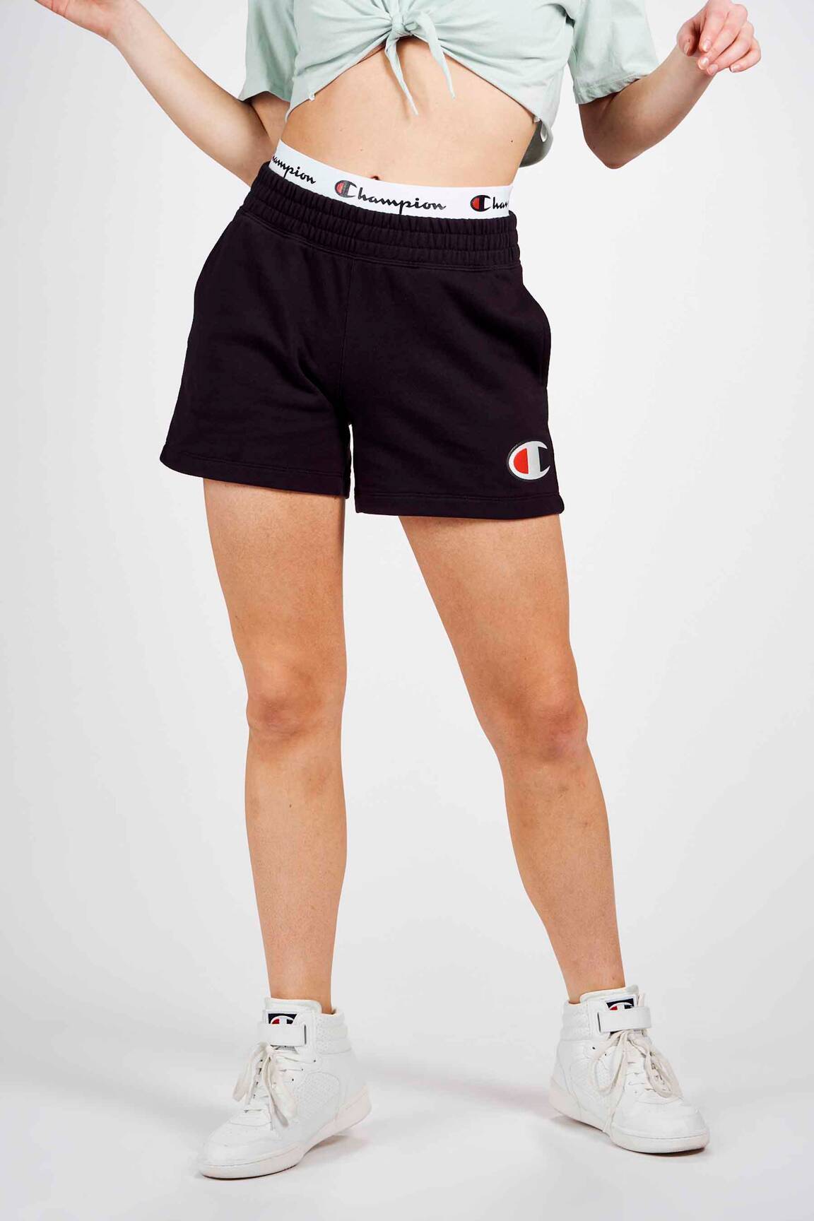 Champion Shorts 1 Femme couleur noir