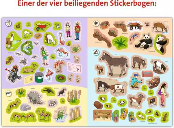 Ravensburger Wieso? Weshalb? Warum? Stickerheft: Im Zoo
