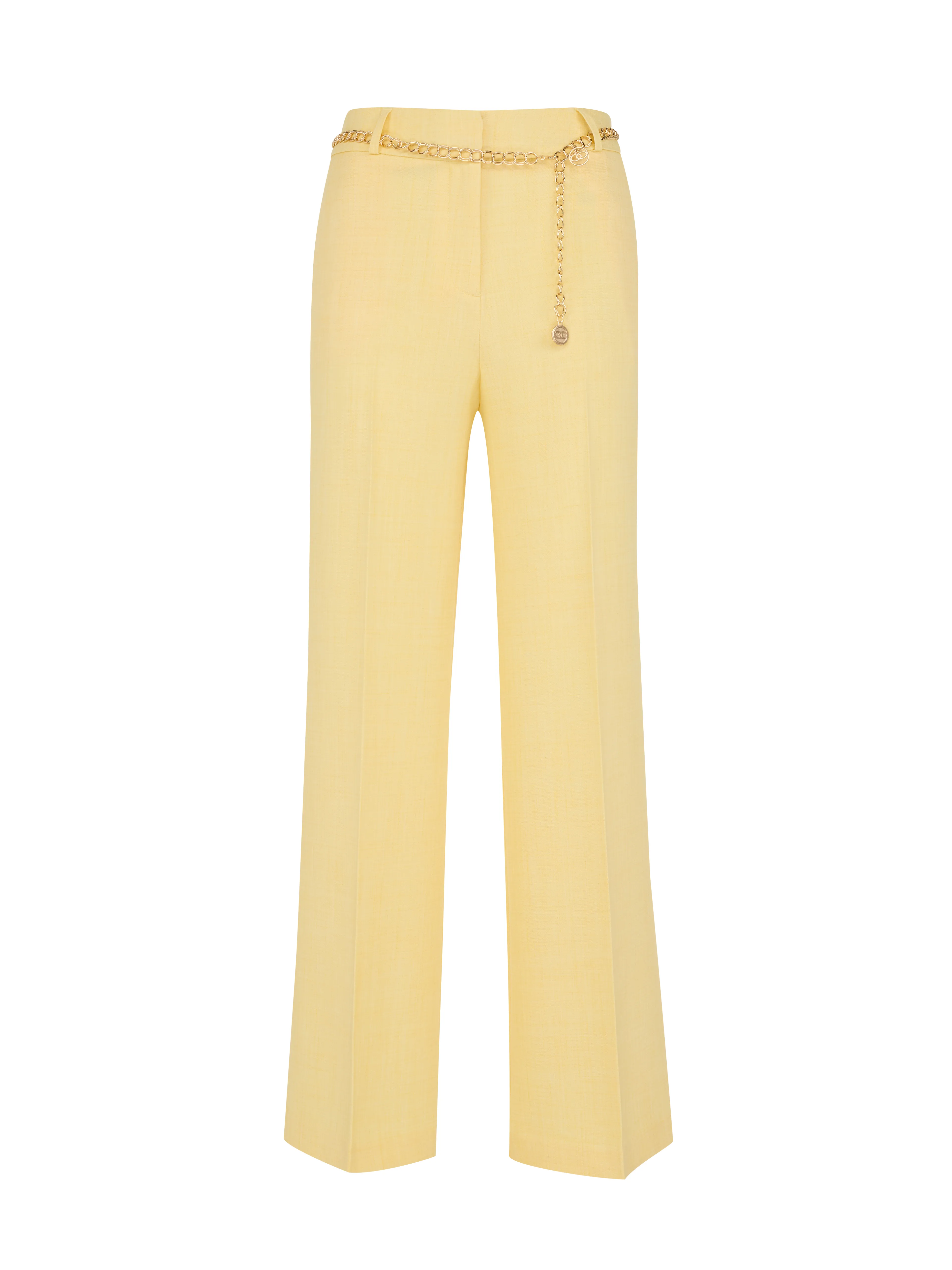 Gelbe weite Damenhose ORSAY