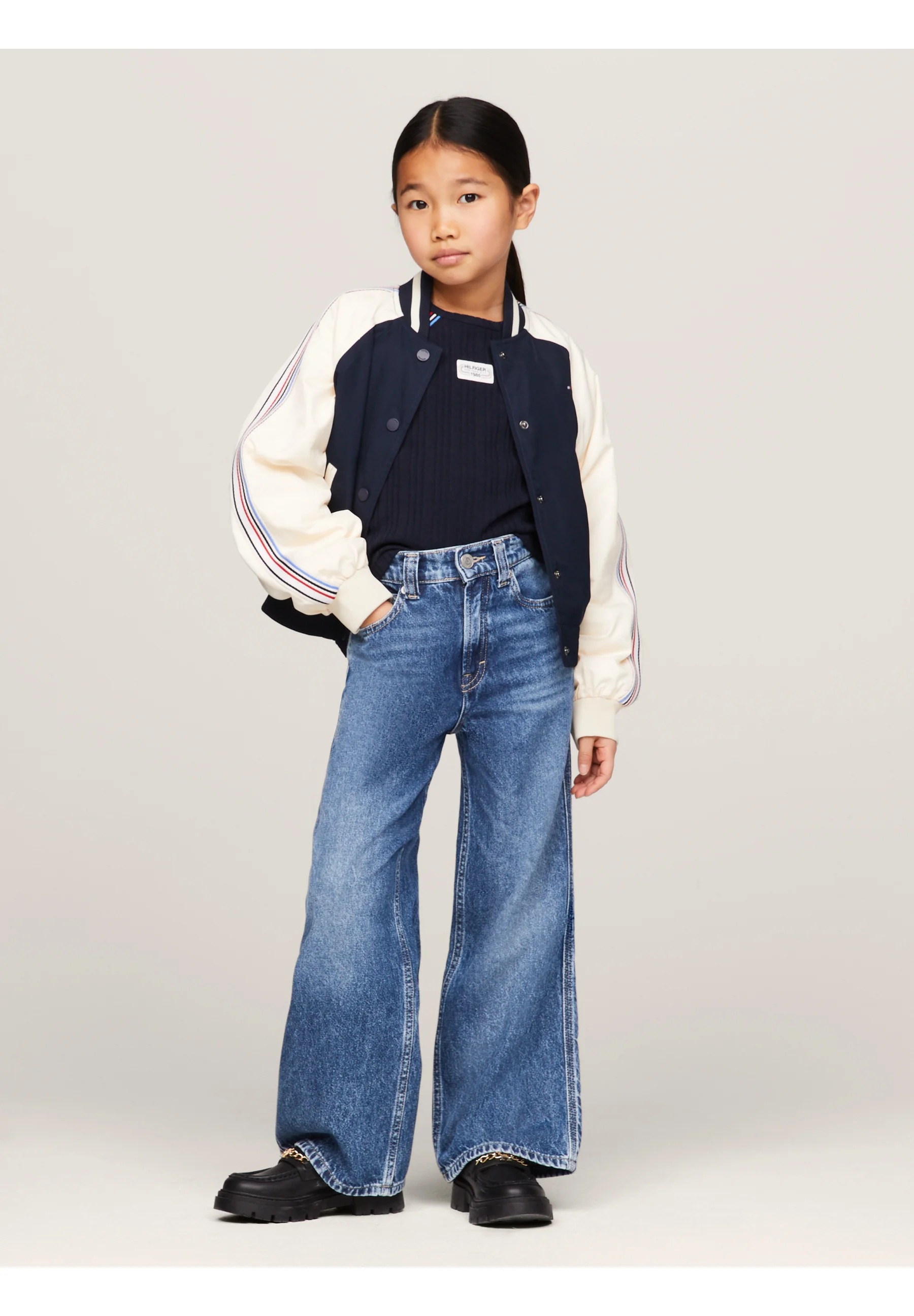 Tommy Hilfiger MABEL SALT & PEPPER - Pantalones