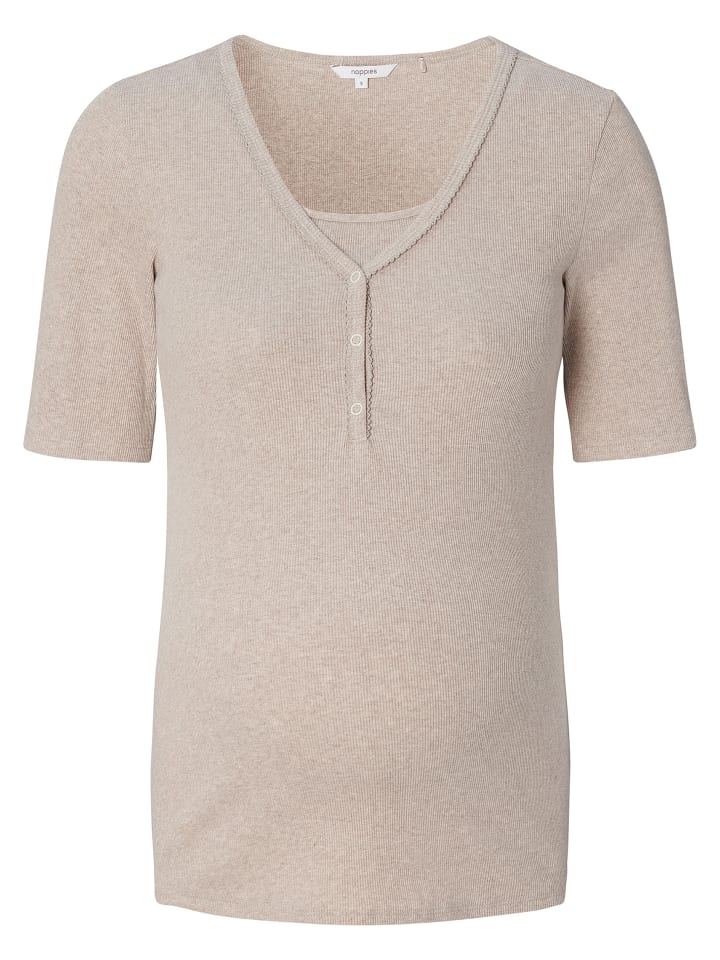 Noppies Still-Schlaftop Renate in Taupe Melange günstig kaufen
