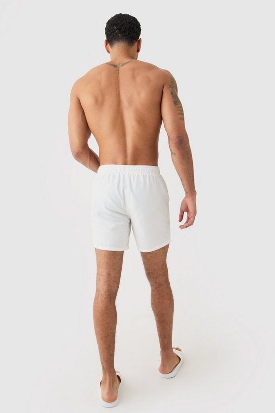 2er-Pack mittellange Man Signature Badehose