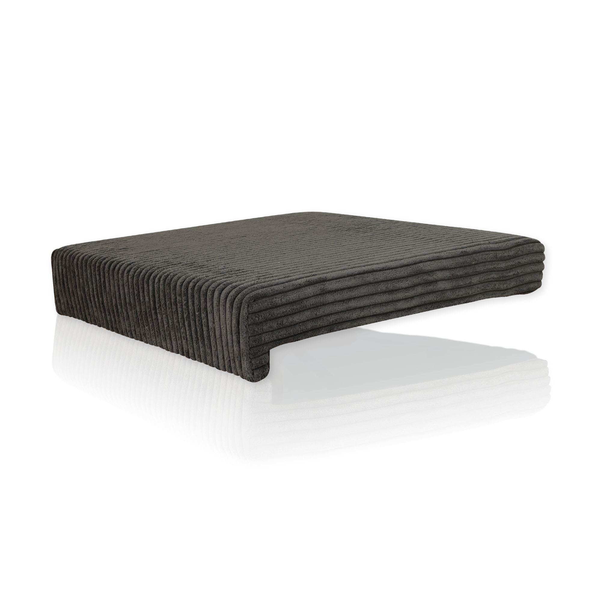 animal-design Bankauflage Klemmkissen 1 Leiste Cordstoff extra Polsterung, für Banktiefe ab 35cm
