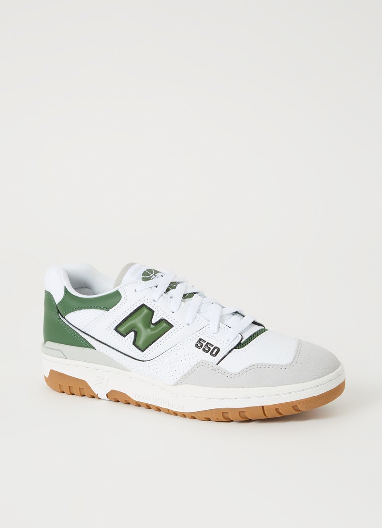 Sneakers New Balance 550 in pelle con dettagli in camoscio