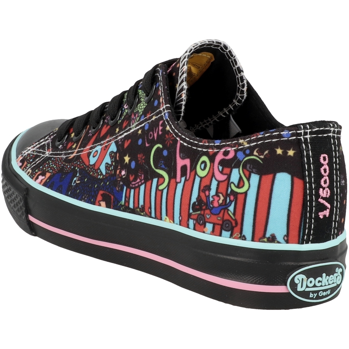Dockers by Gerli 36UR201 X-Art Limited Edition Sneaker Low schwarz