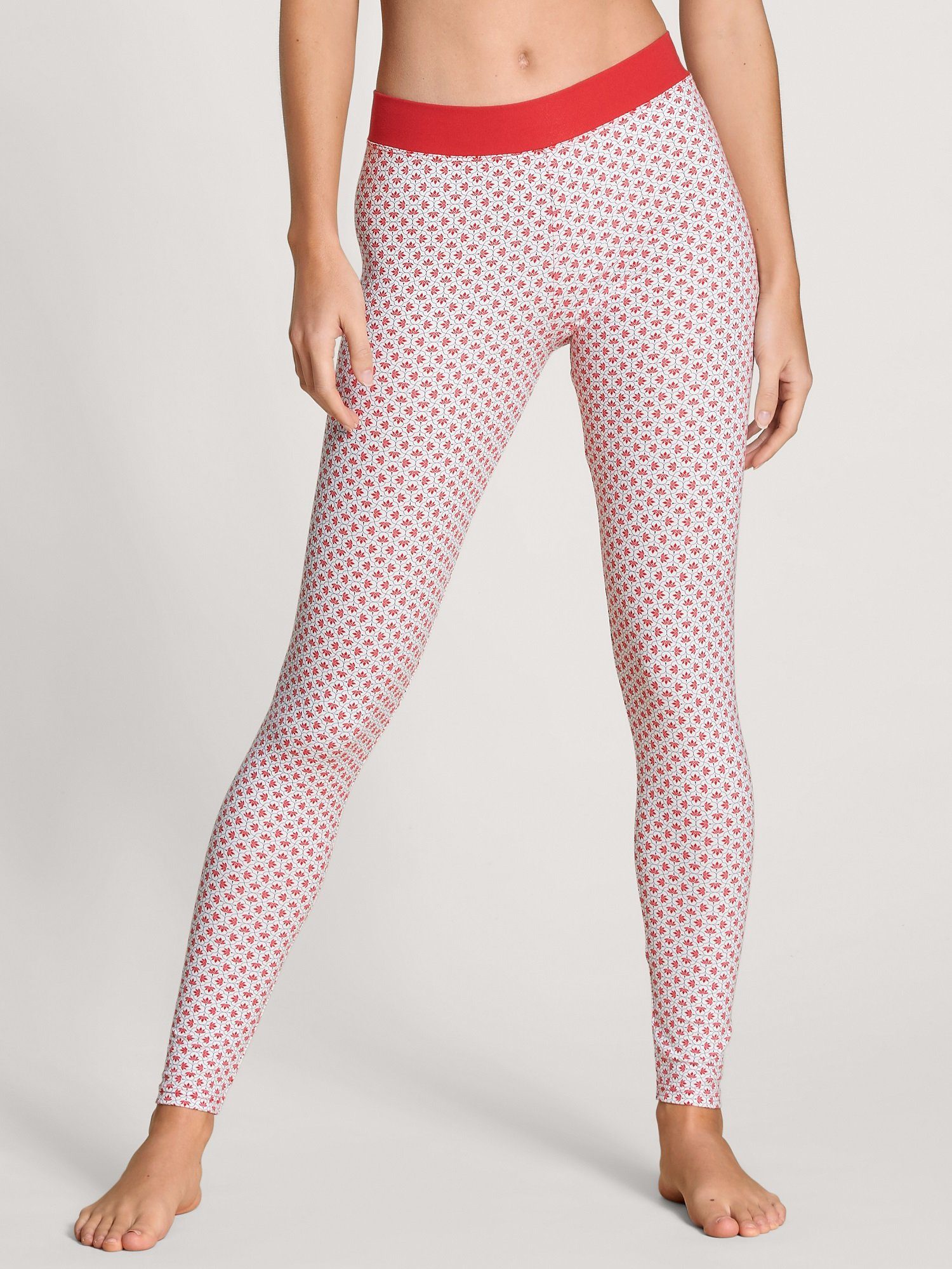 CALIDA Leggings Calida Leggins 27822 summer red (1 Stück, 1-tlg)