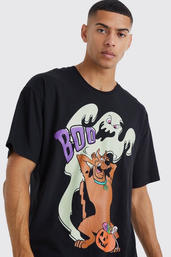 Oversize T-Shirt mit lizenziertem Scooby Doo Print