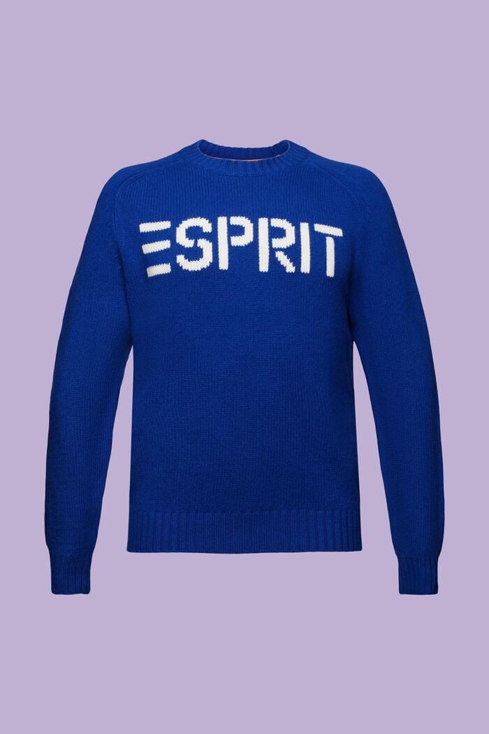Logo-Pullover aus Wolle und Kaschmir