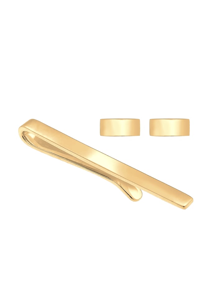 KUZZOI Schmuckset 925 Sterling Silber Geo in Gold günstig kaufen onesize