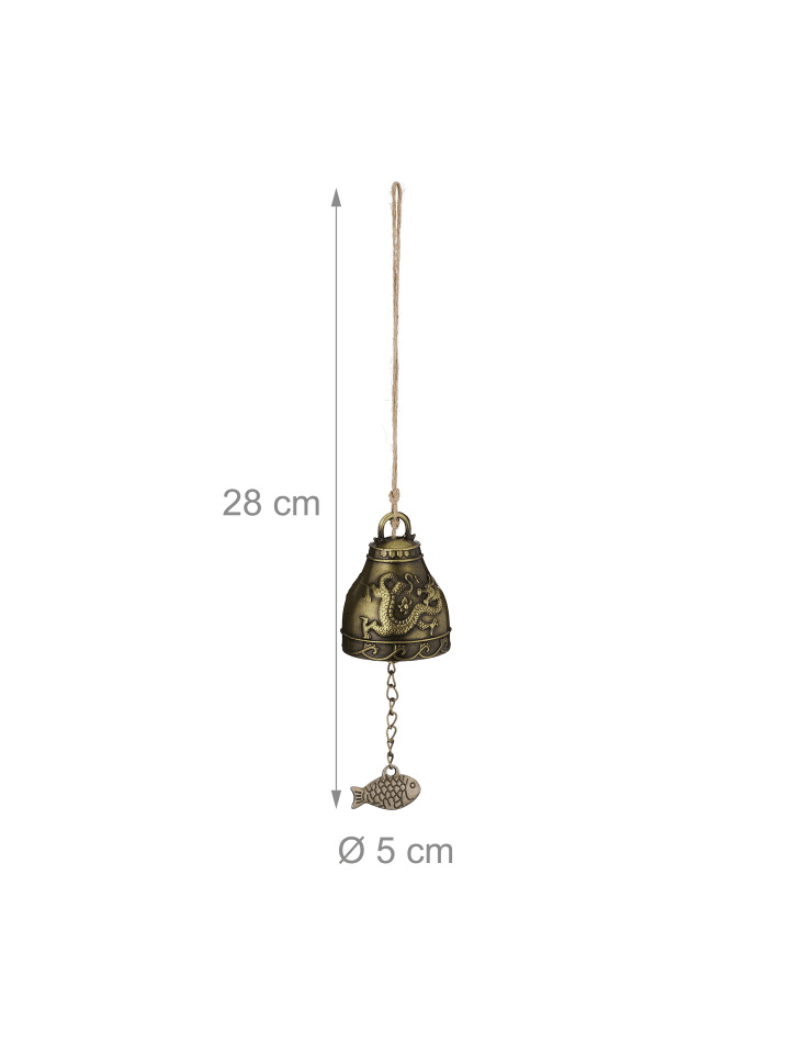 relaxdays 4 x Windspiel in Gold günstig kaufen onesize