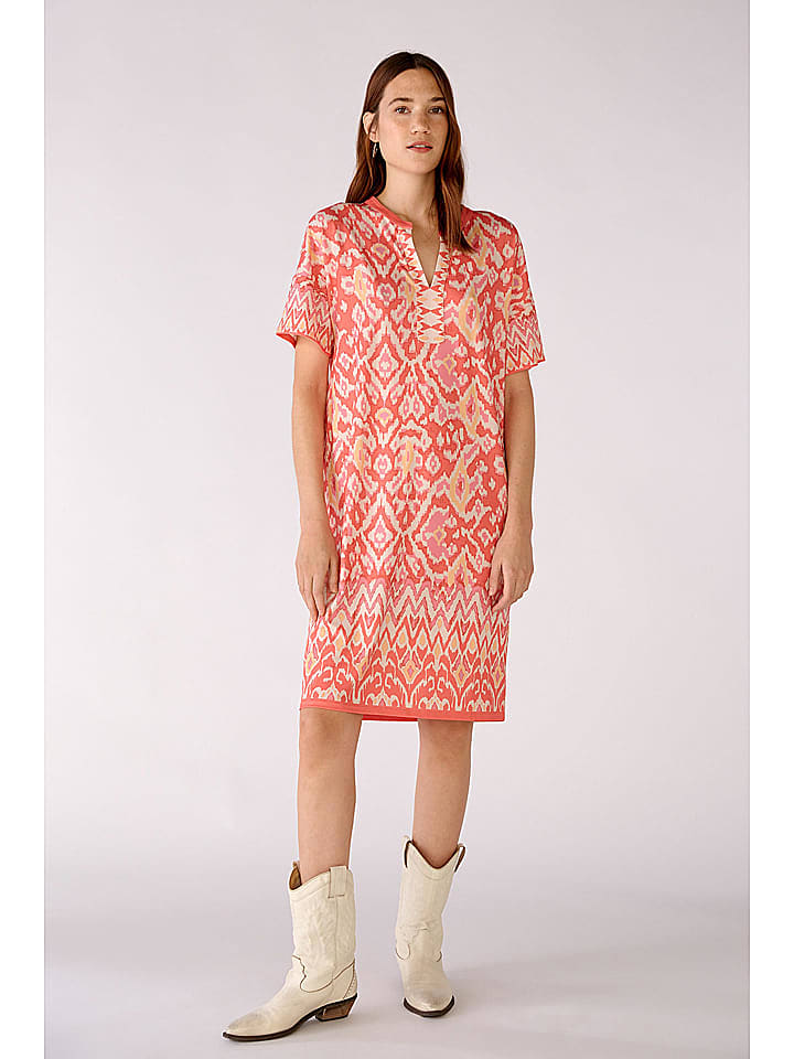Oui Kleid in Orange günstig kaufen 38