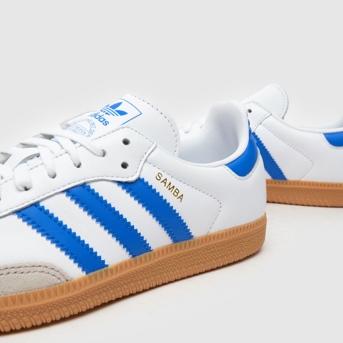 adidas belo-modri športni copati Samba og Boys Youth