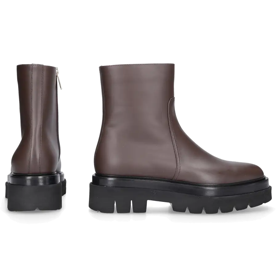Santoni - Stiefeletten 58956 Kalbsleder - braun