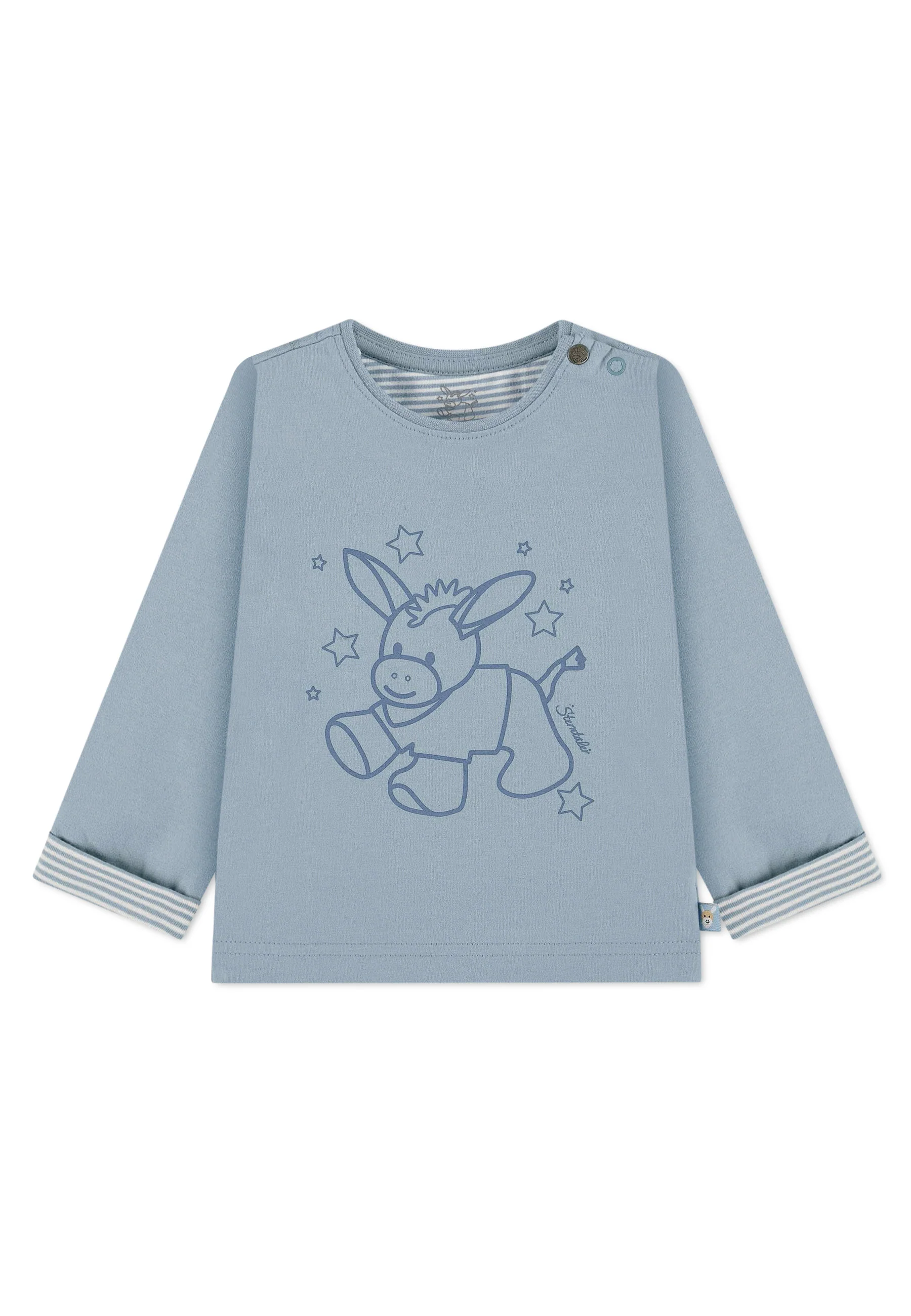 GOTS Langarm-Shirt Esel Emmi aus Single Jersey