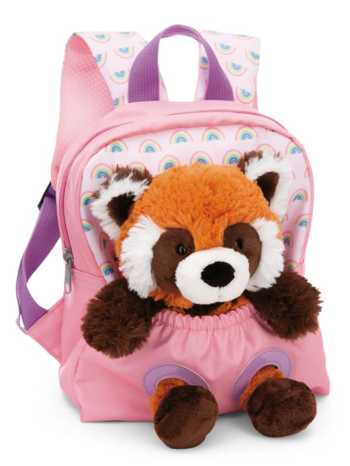 Nici Rucksack mit Roter Panda Plüschtier, rosa, ab 3 Jahre günstig kaufen onesize
