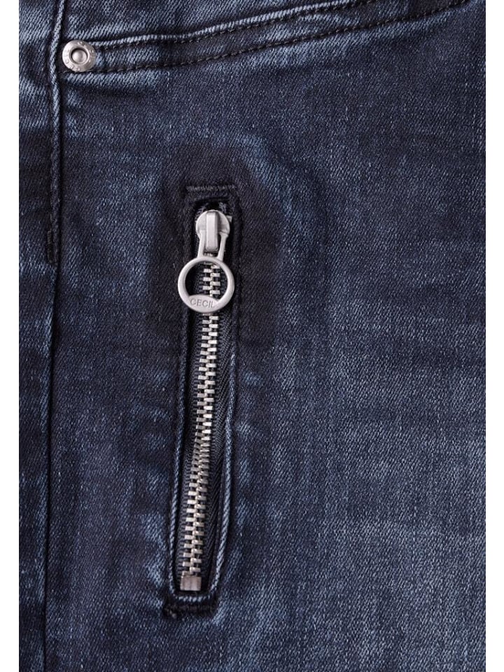 Cecil Jeans in blue black washed günstig kaufen