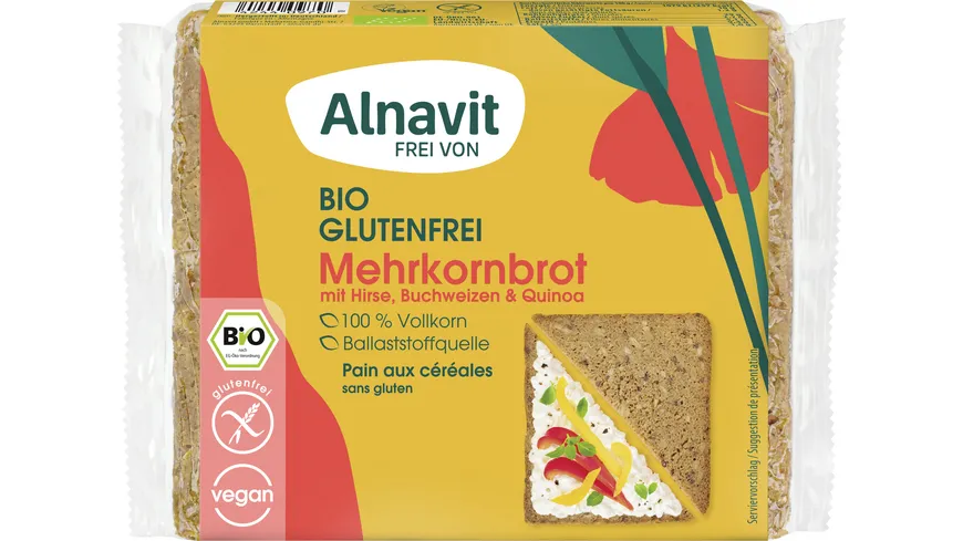 Alnavit Bio Mehrkornbrot glutenfrei 250 g