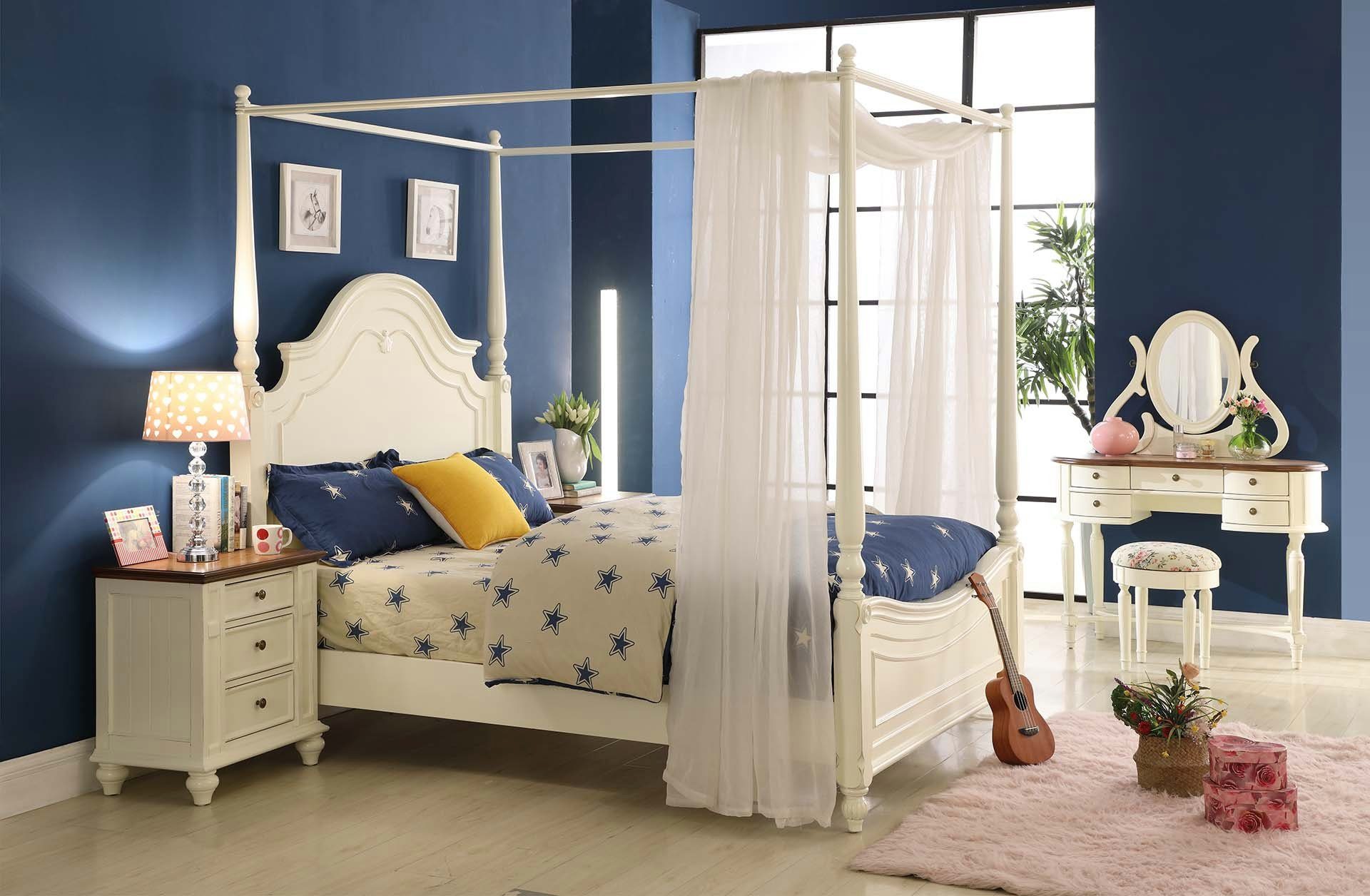 JVmoebel Himmelbett, Himmelbett Echtes Holz Bett Design Luxus Betten Klassische Schlfzimmer