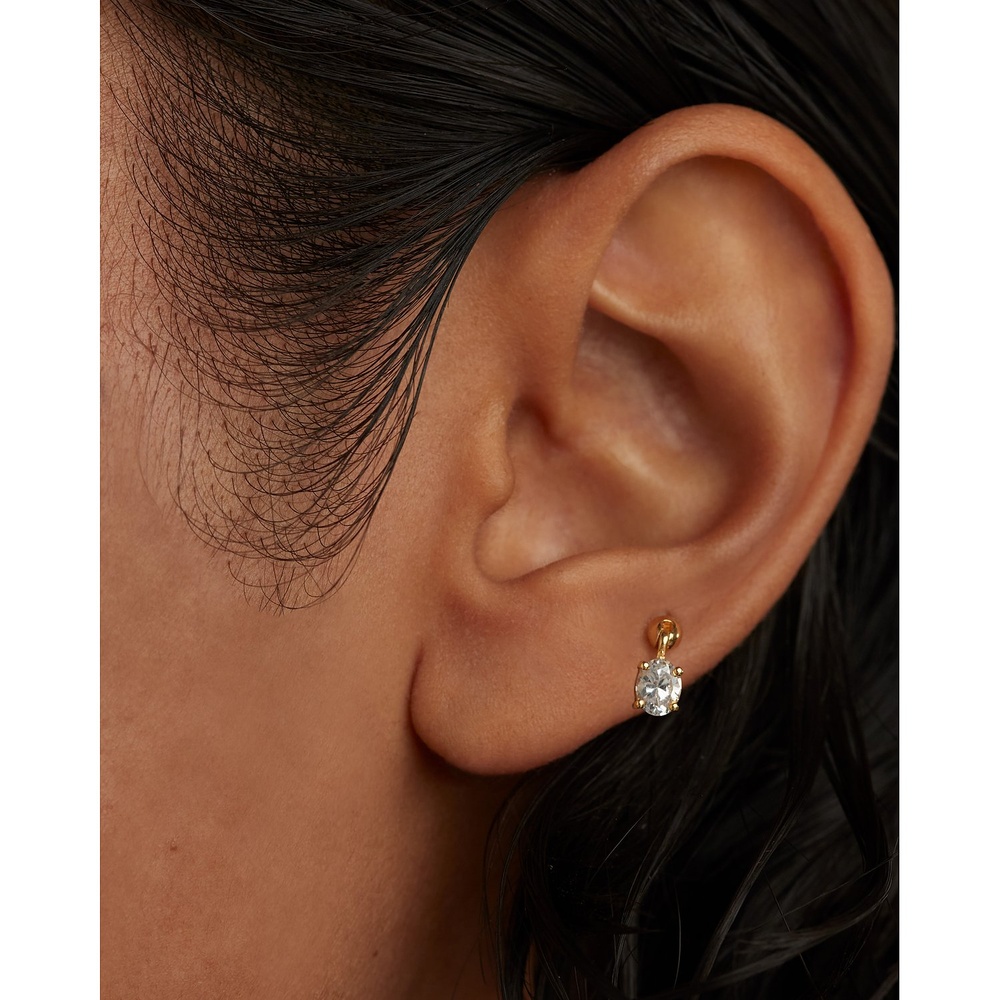 P D Paola Boucle d'oreille unique 925 Argent Boucles d'oreilles