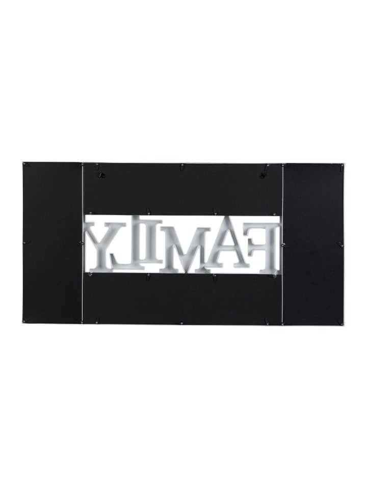 relaxdays Bilderrahmen Familie in Weiß - (B)72 x (H)36,5 x (T)2 cm günstig kaufen onesize