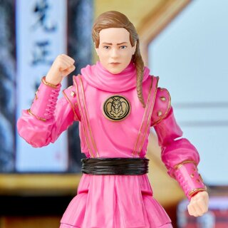 Power Rangers x Cobra Kai Ligtning Collection Actionfigur: Morphed Samantha LaRusso - Pink Mantis Ranger