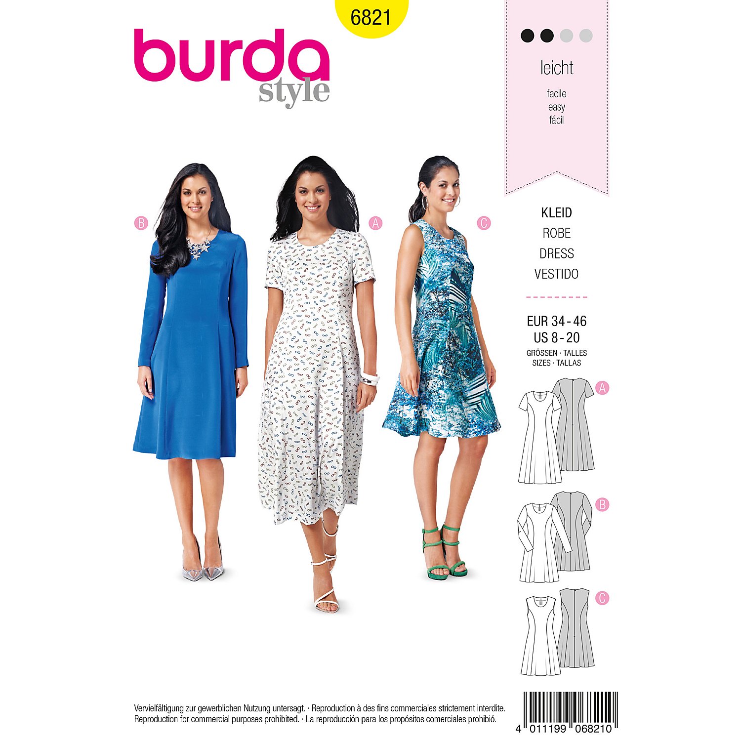 burda Schnitt 6821 