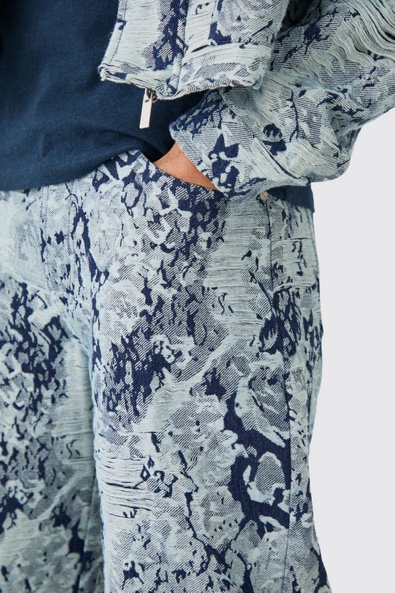 Lockere zerrissene Jeans