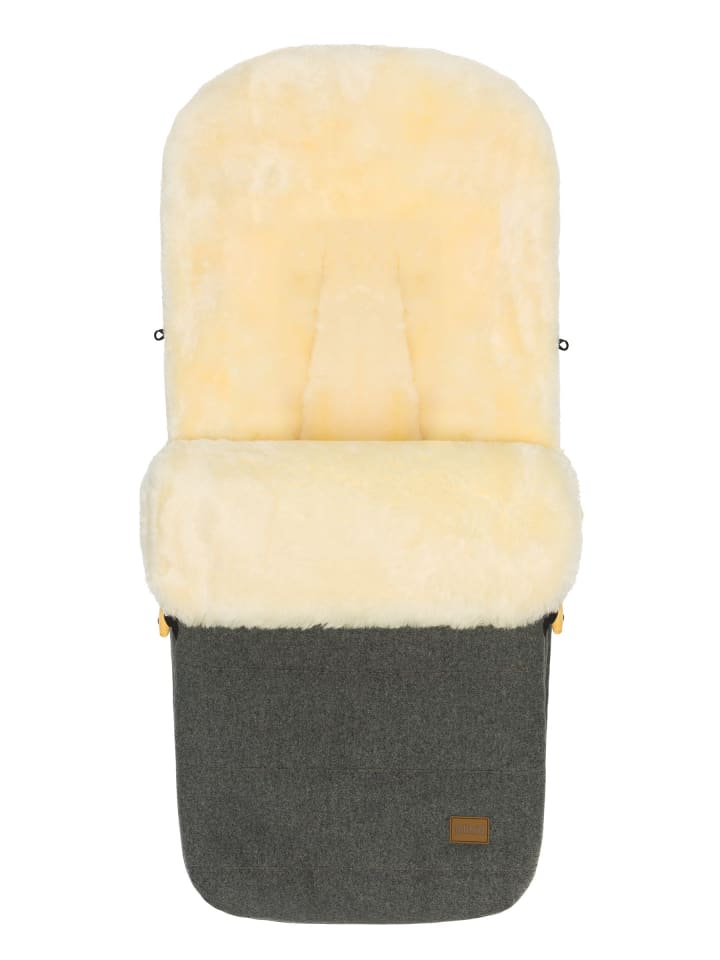 fillikid Echtfell-Winterfußsack Bernina Wool Exklusiv in Grau günstig kaufen onesize