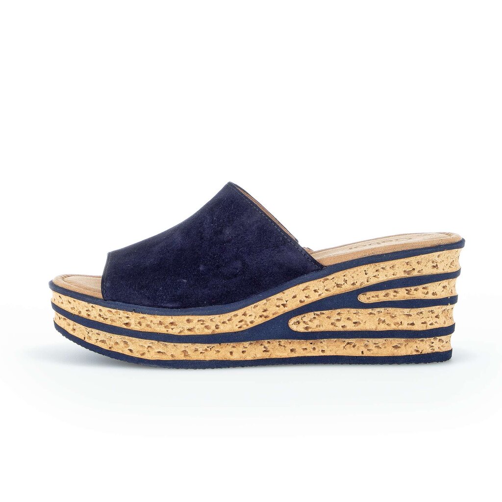 Gabor fashion Pantolette blau