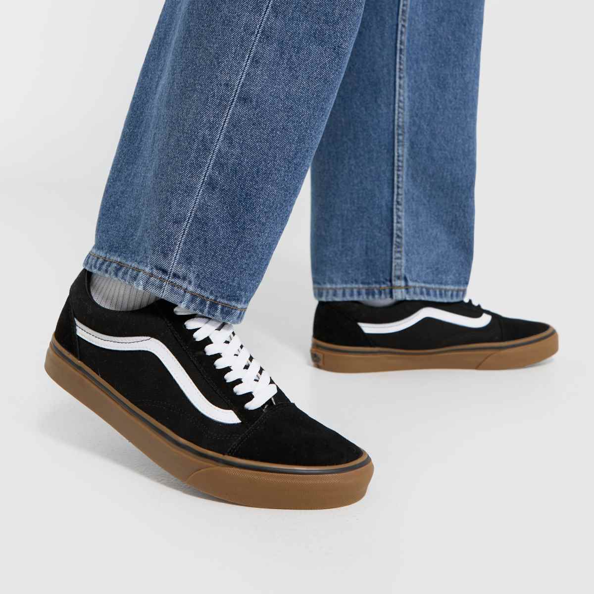 Tenisky Vans Old Skool v černé a hnědé barvě