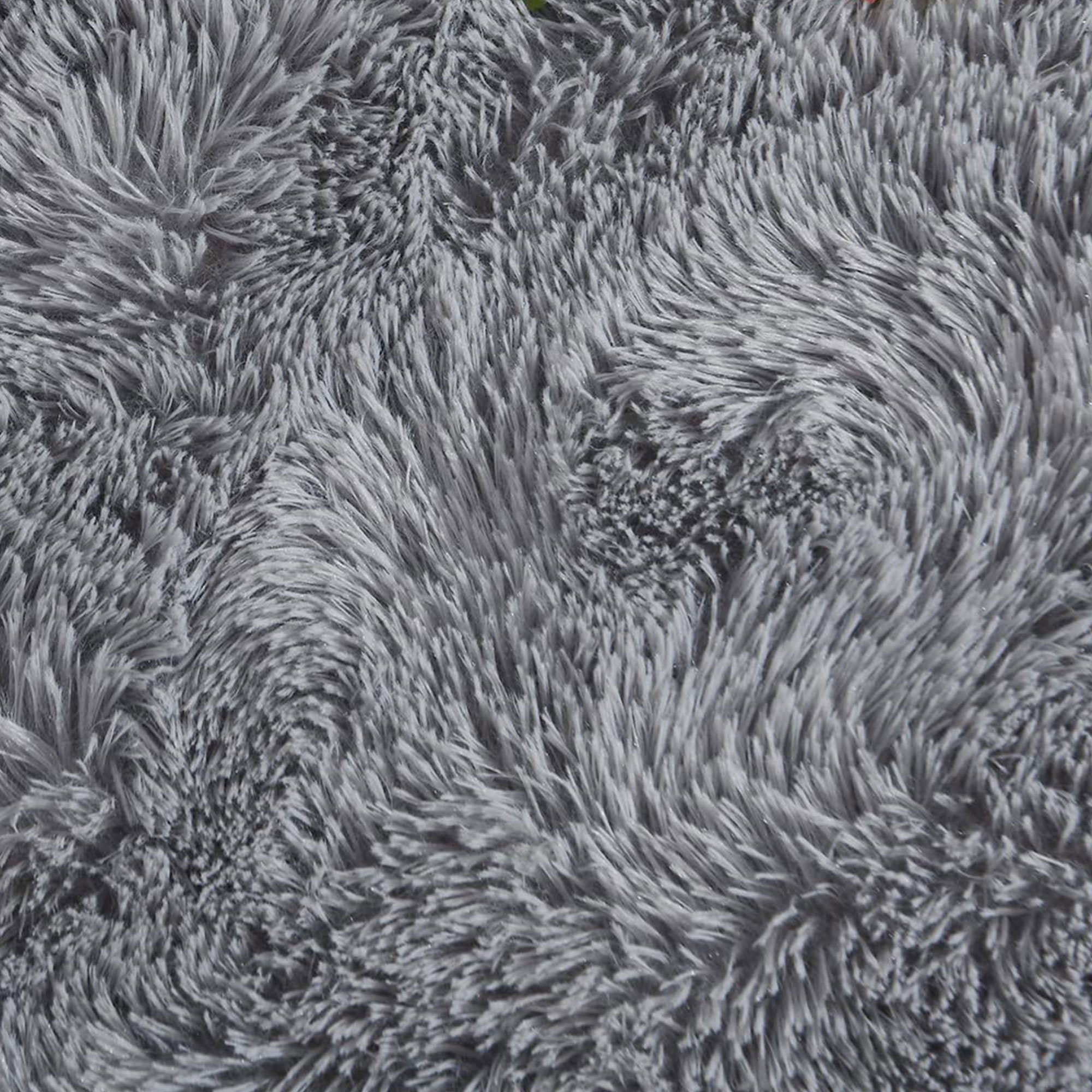 Fellteppich weiche flauschige großer Teppiche, Shaggy, einfarbig, Hochflor-Teppich, NEFOSO, rechteckig, Höhe: 43 mm, modern Deko Teppich, Wohnzimmer Schlafzimmer Kinderzimmer, 243,8x152,4cm
