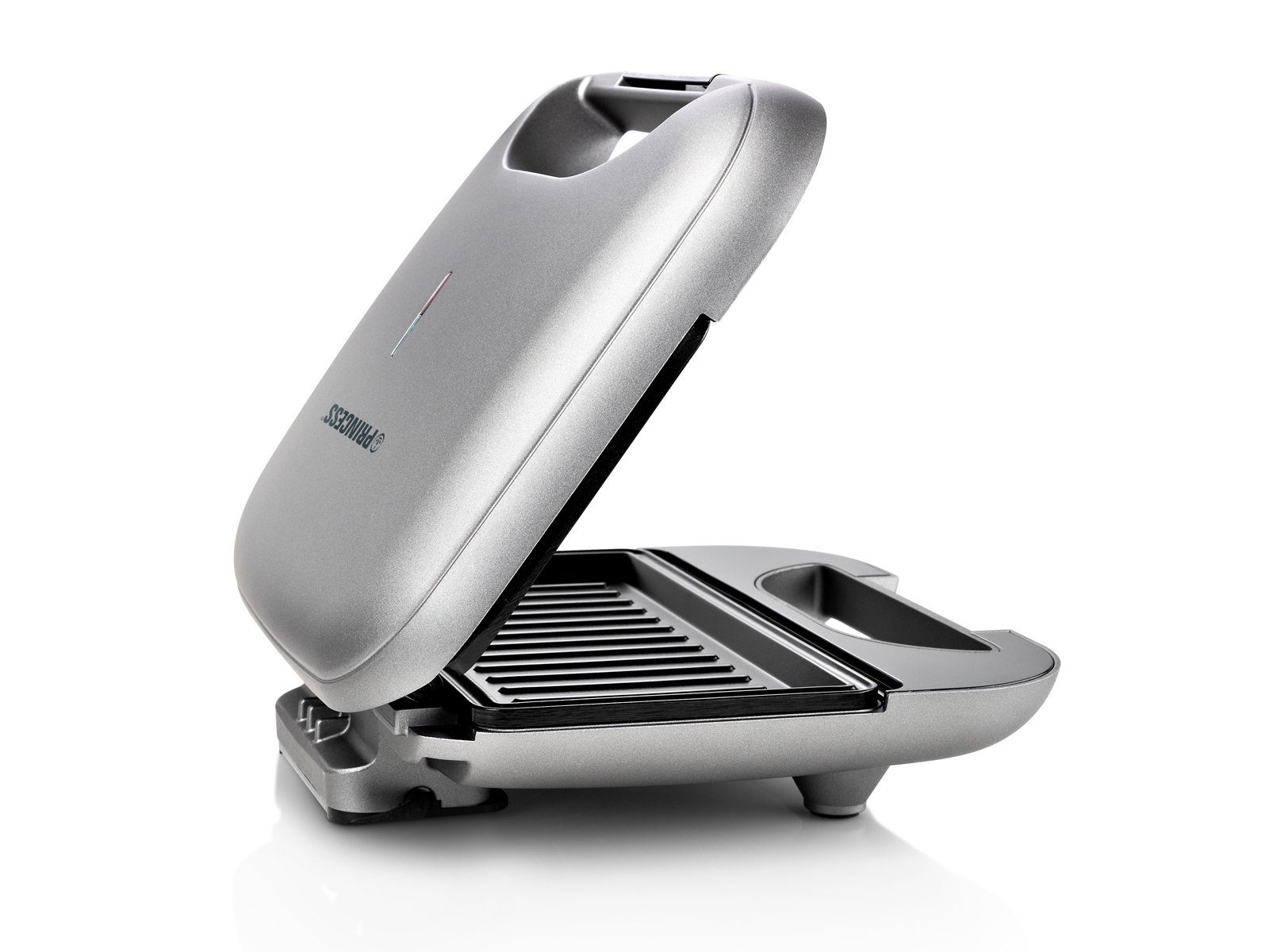 PRINCESS Sandwichmaker, 750 W, Toaster Snack & Panini-Maker kleiner Low fat Kontaktgrill Indoorgrill