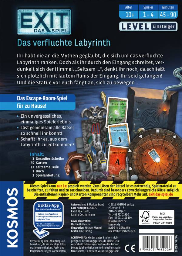 EXIT Das Spiel - Das verfluchte Labyrinth
