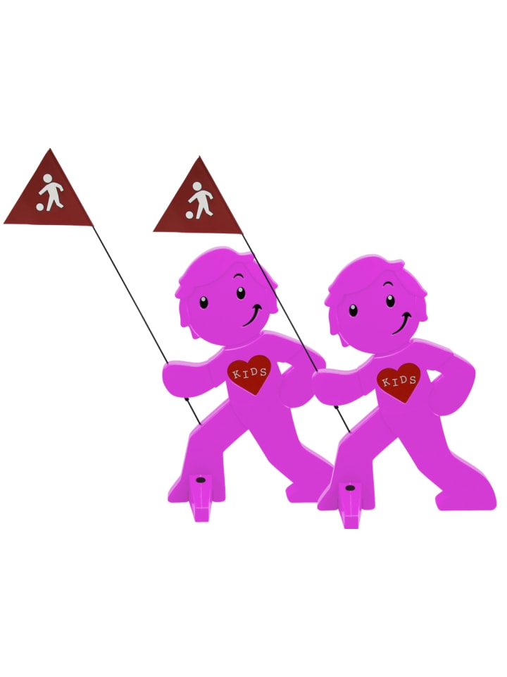 StreetBuddy StreetBuddy Warnfigur für Kindersicherheit in Magenta, 2-er Pack günstig kaufen onesize