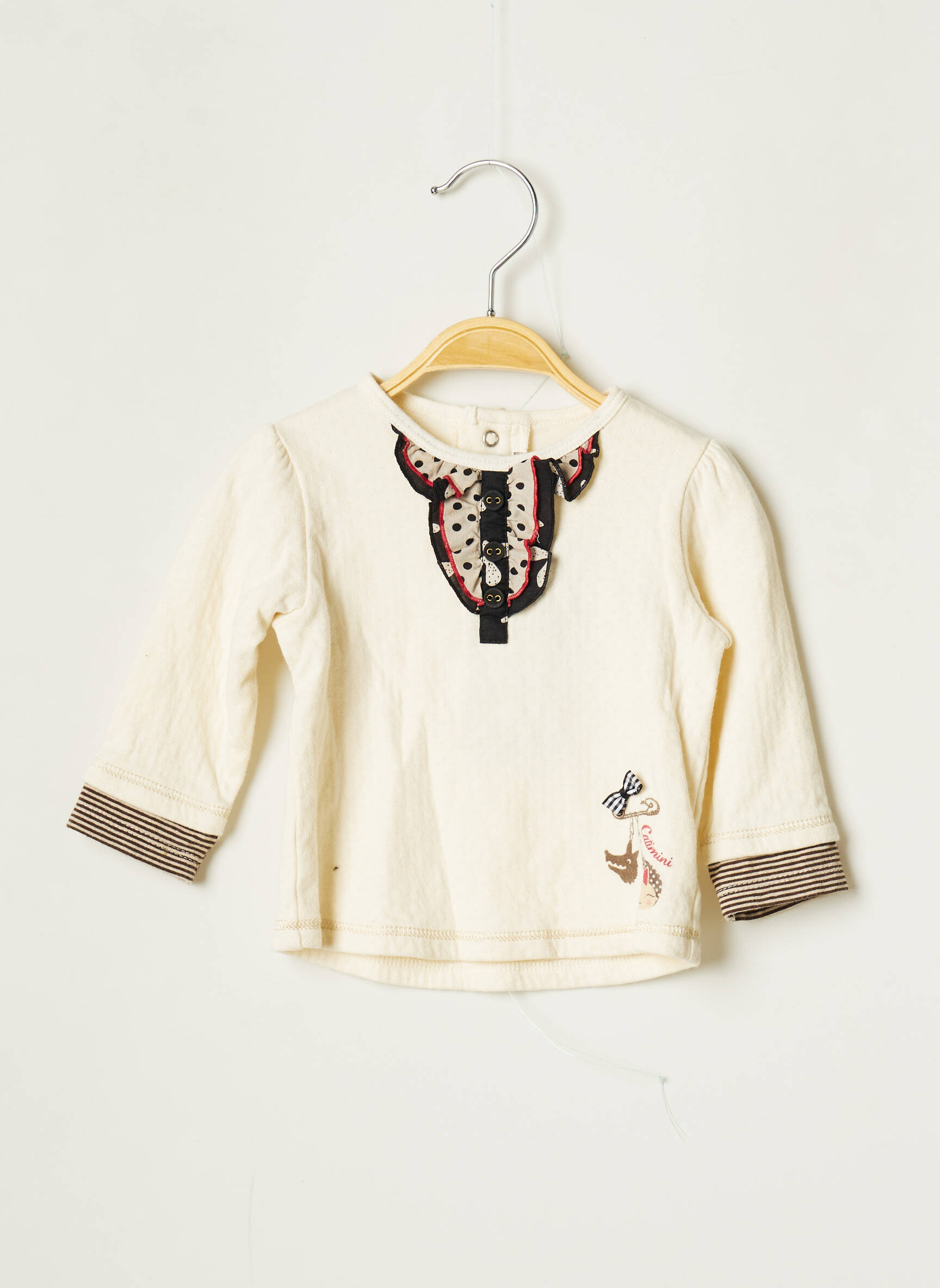 Catimini Tshirts Fille couleur beige