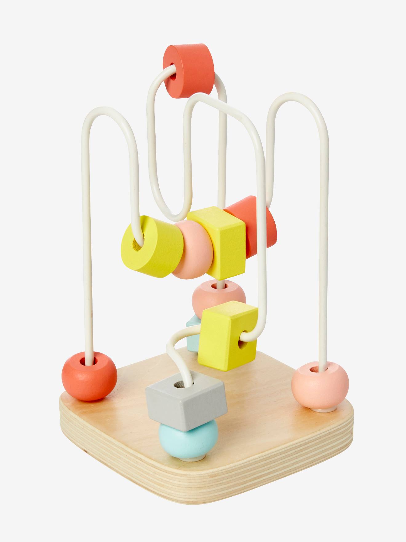 Coffret de 3 jeux d'éveil en bois FSC® multicolore