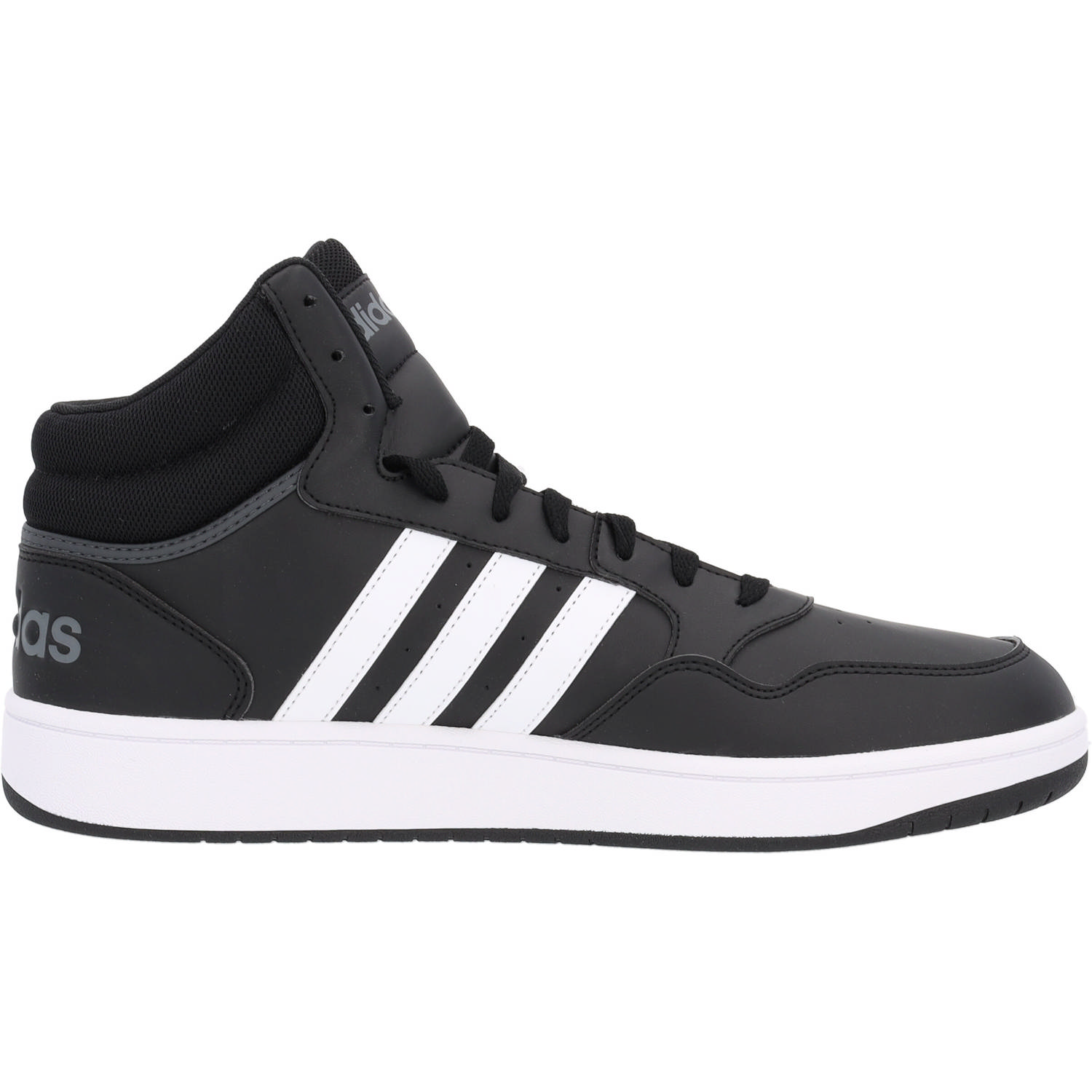 Adidas Hoops 3.0 MID M, Sneakers High, Herren, core black/ftwr white/grey six