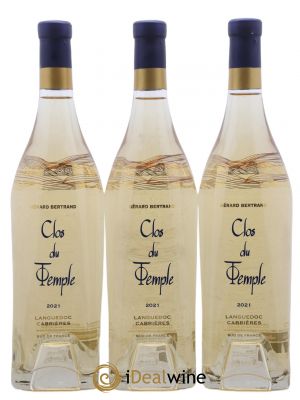 Coteaux du Languedoc Clos du temple Gérard Bertrand 2021 - Lot de 3 Bouteilles