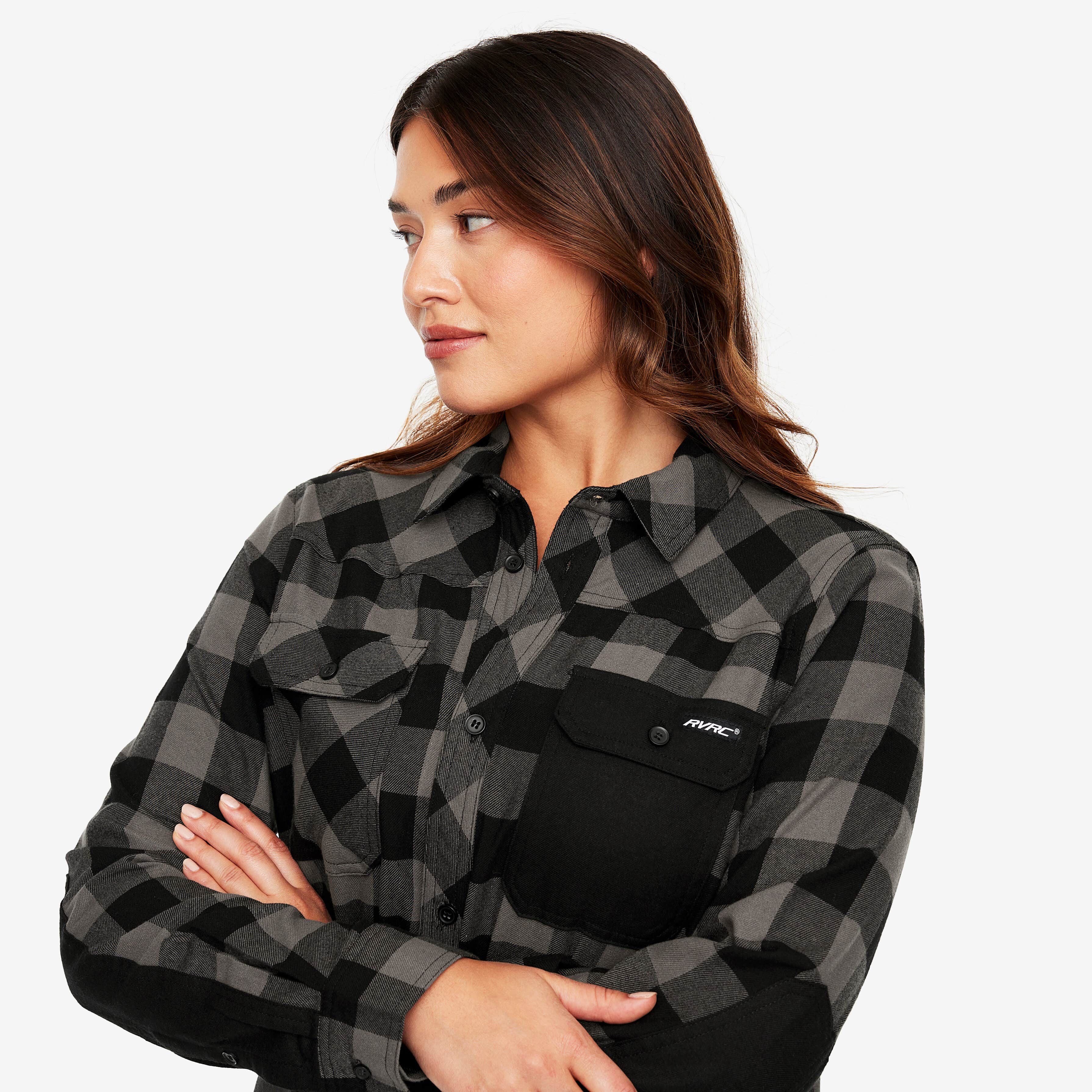 Campfire Shirt Femme Black/Anthracite