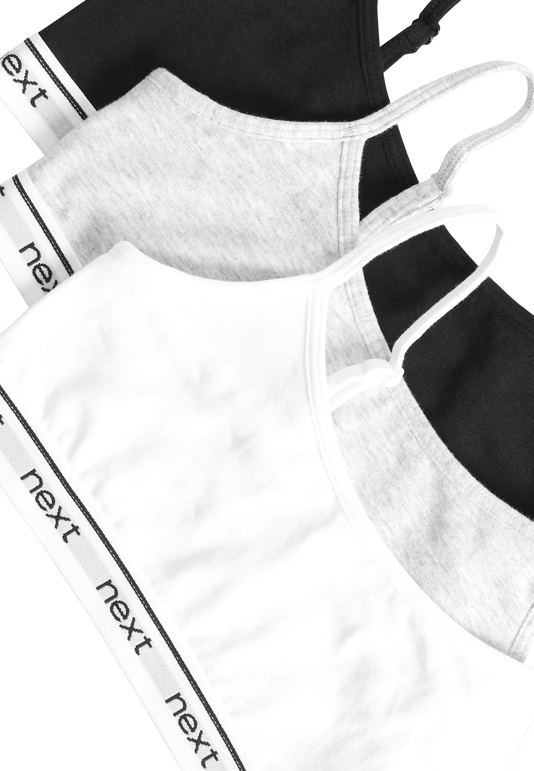 Siguiente PAQUETE DE 3 TOPS CORTOS MONOCROMÁTICOS CON TIRANTES (PARA MAYORES) - Bustier